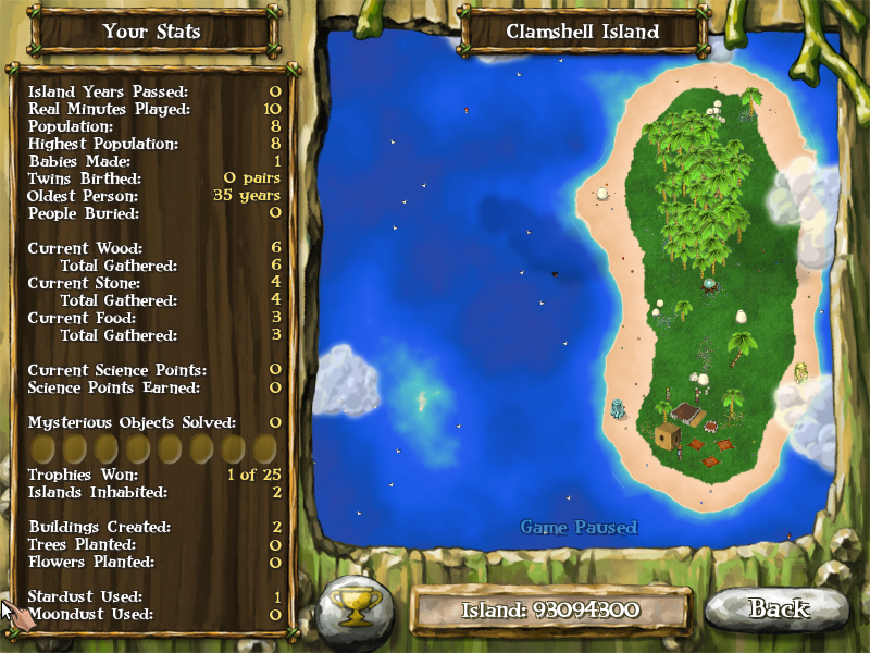 Screenshot of My Tribe (Linux, 2008) - MobyGames