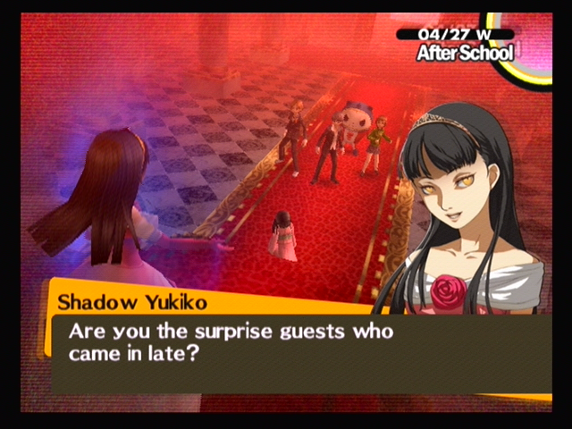 Shin Megami Tensei: Persona 4 (PlayStation 2) screenshot: Are you ready to face shadow Yukiko?