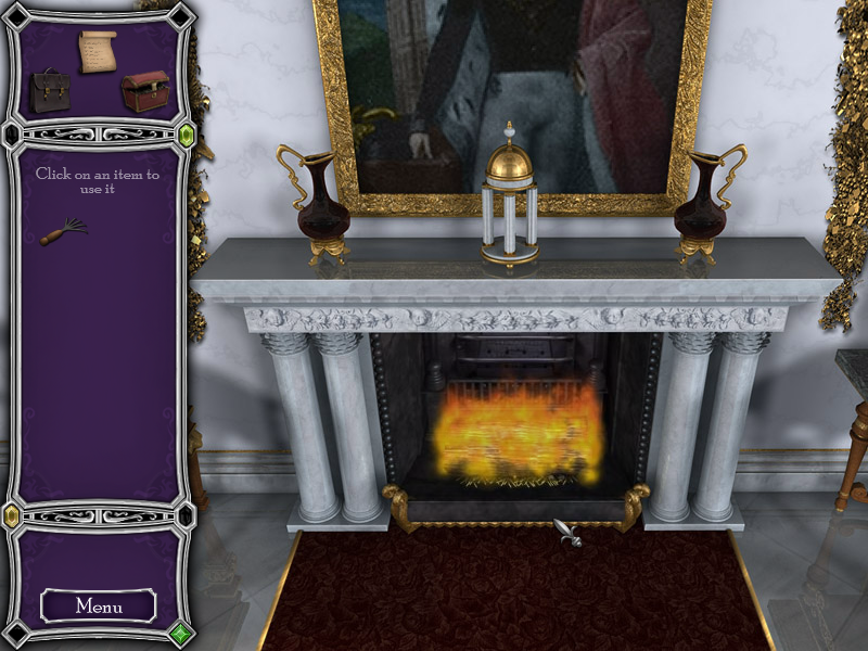 Hidden Mysteries: Buckingham Palace (Windows) screenshot: Fireplace