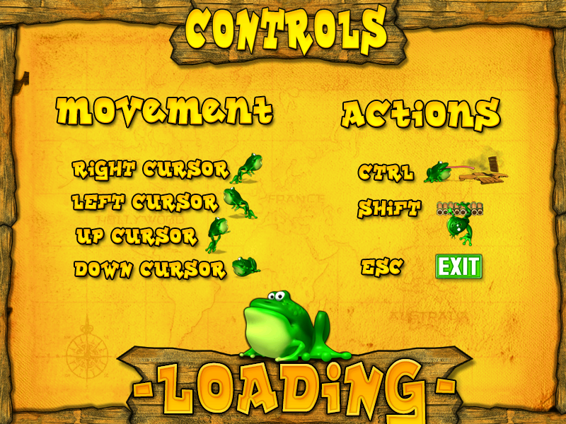 F.R.O.G.: Frantic Rush of Green (Windows) screenshot: Loading