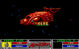 Alien Storm (Amiga) screenshot: Mother Ship