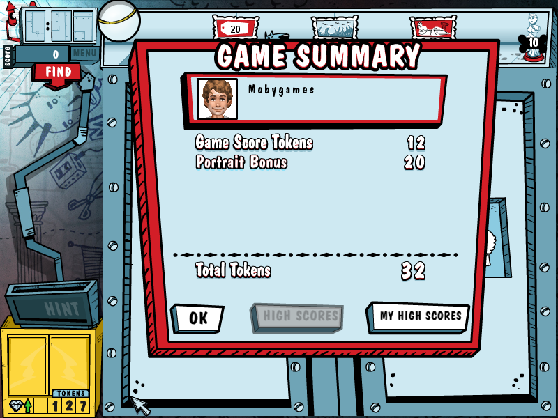 Pictureka!: Museum Mayhem (Windows) screenshot: Game summary