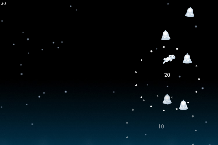 Winterbells (Browser) screenshot: And we jump!