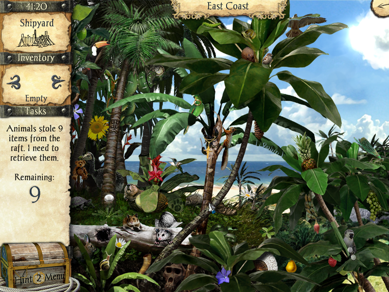 Adventures of Robinson Crusoe (Windows) screenshot: East coast