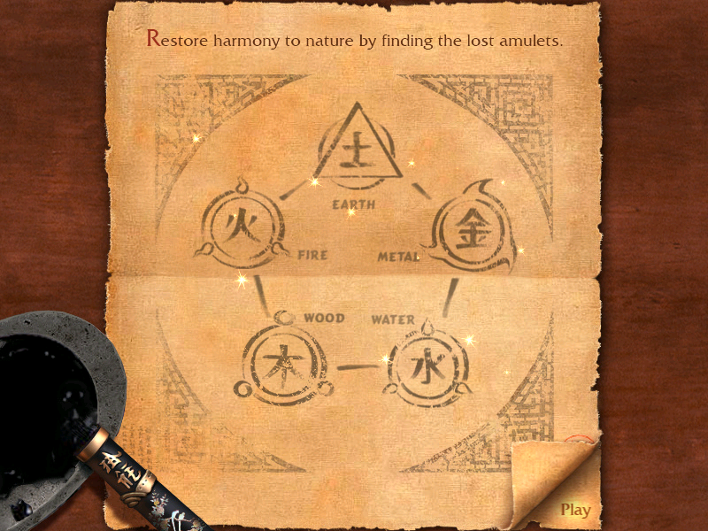 Liong: The Lost Amulets (Windows) screenshot: Five amulets