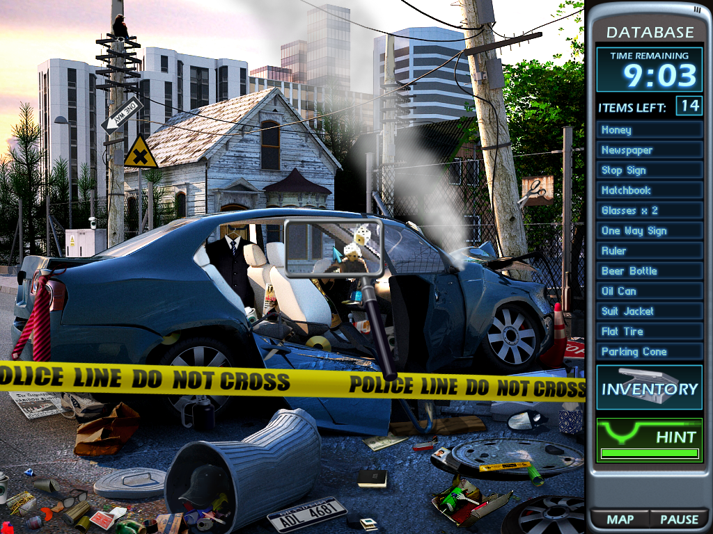 Masters of Mystery: Crime of Fashion (Windows) screenshot: Accident