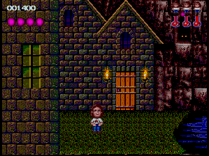 Ghost Manor (TurboGrafx-16) screenshot: Next area