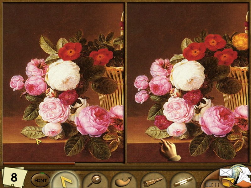 Art Detective (Windows) screenshot: Flower basket