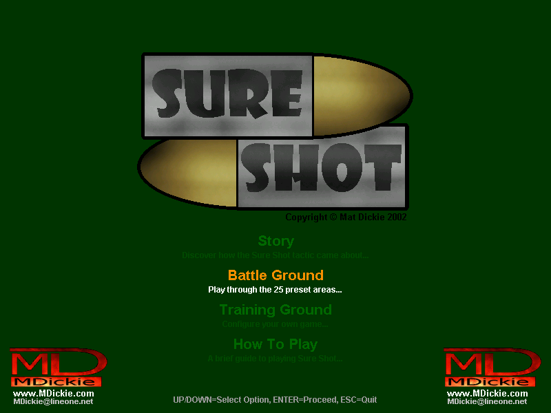 Screenshot of Sure Shot (Windows, 2002) - MobyGames