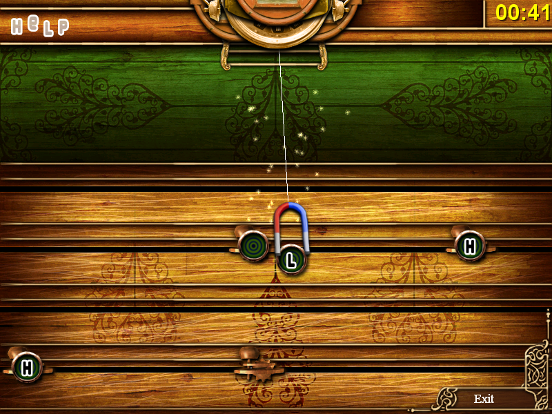 Haunted Hotel (Windows) screenshot: Letter fishing mini-game