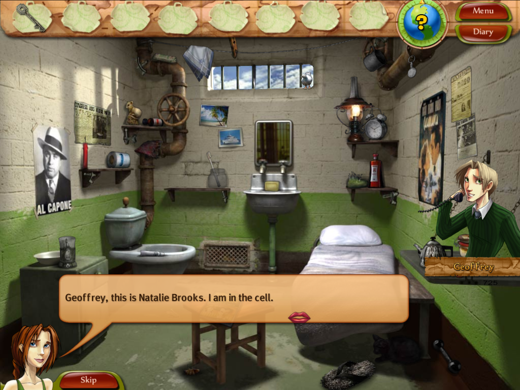 Natalie Brooks: The Treasures of the Lost Kingdom (Windows) screenshot: Cell