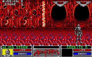 Alien Storm (Amiga) screenshot: Err... which one?
