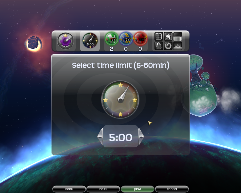Puzzlegeddon (Windows) screenshot: Time limit