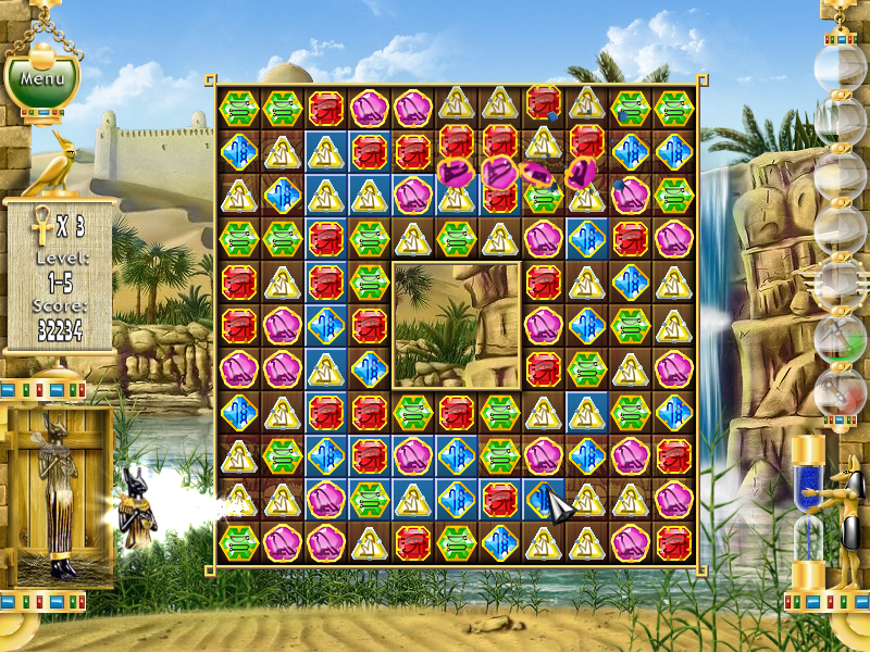 Ashley Jones and the Heart of Egypt (Windows) screenshot: Level 1-5