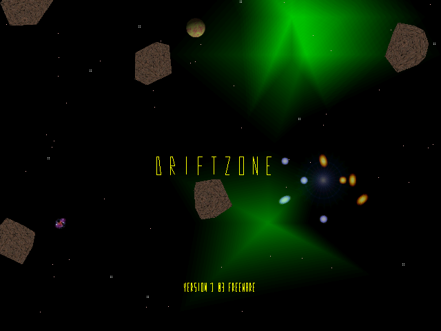 DriftZone (Windows) screenshot: Title screen