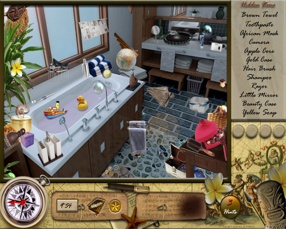 Tahiti Hidden Pearls (Windows) screenshot: Bathroom
