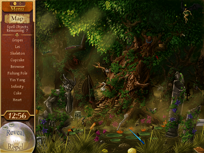 The Magician's Handbook: Cursed Valley (Windows) screenshot: Enchanted glen