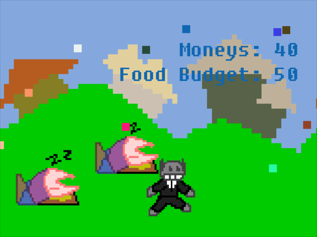 La La Land 5 (Windows) screenshot: There is moneys, there is a food budget.