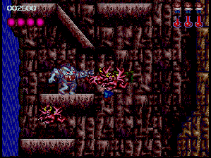 Ghost Manor (TurboGrafx-16) screenshot: Wild attack