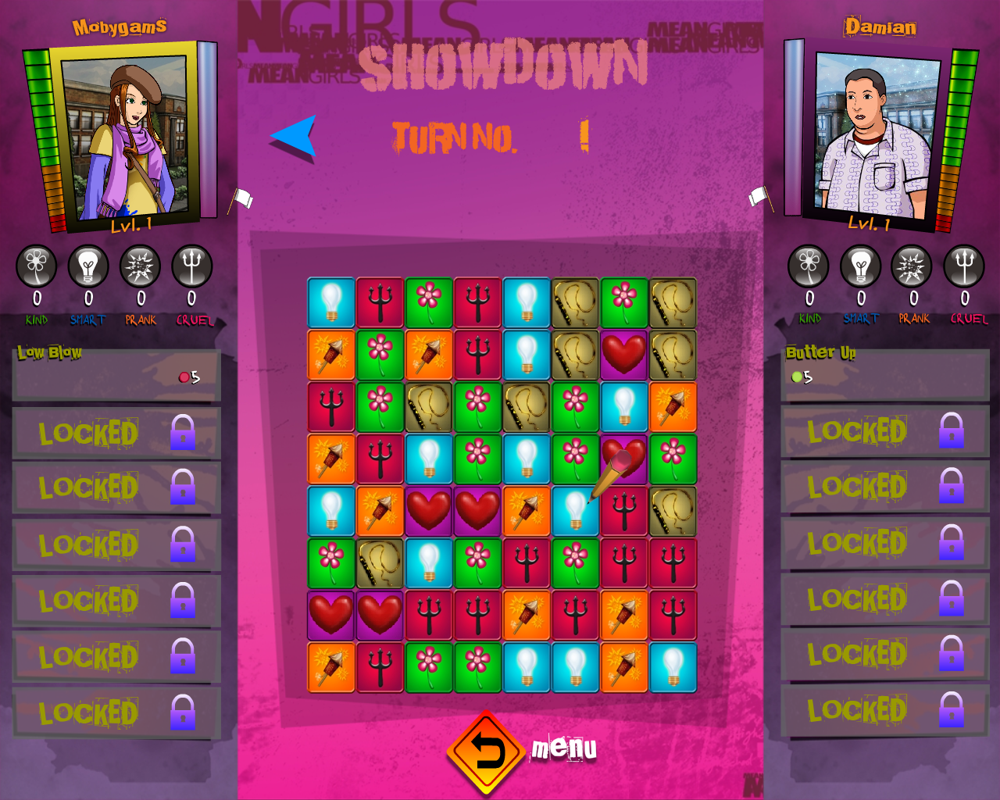 Mean Girls: High School Showdown (Windows) screenshot: Fighting Damian.