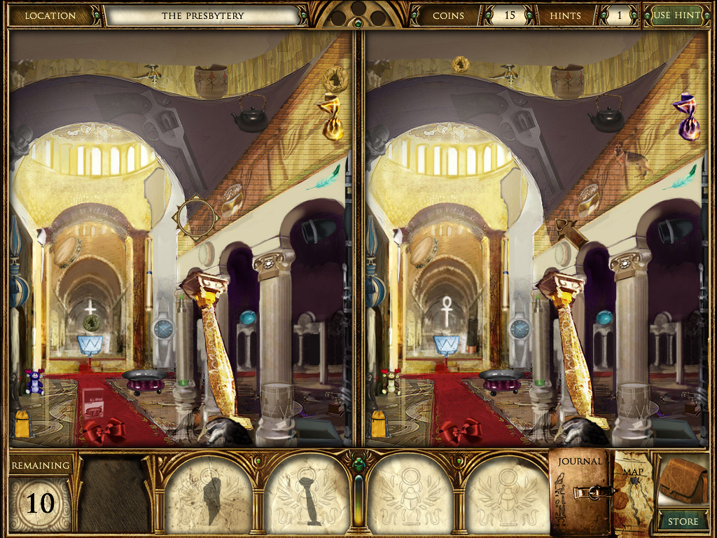 Curse of the Pharaoh: Napoleon's Secret (Windows) screenshot: The presbytery