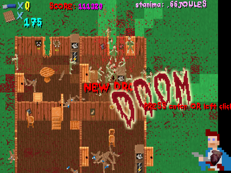 Cottage of Doom (Windows) screenshot: I'm surrounded!