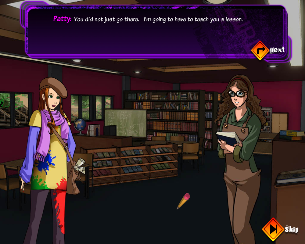 Mean Girls: High School Showdown (Windows) screenshot: Patty