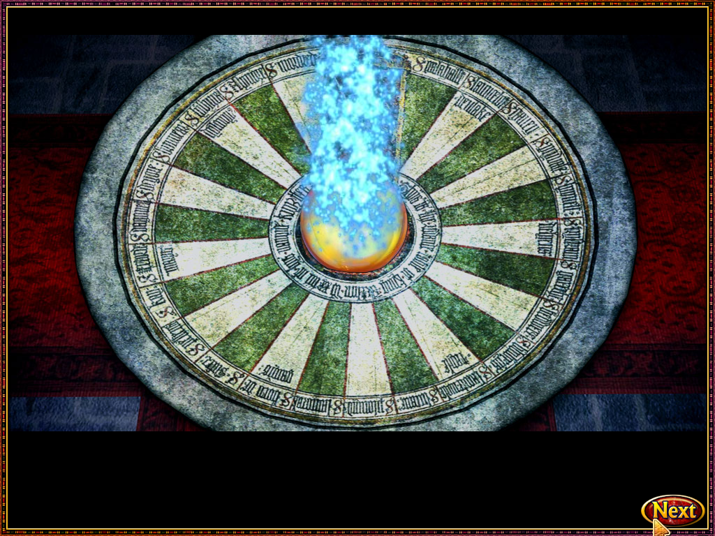 Hide & Secret 2: Cliffhanger Castle (Windows) screenshot: The crystal ball summoning the wizard.