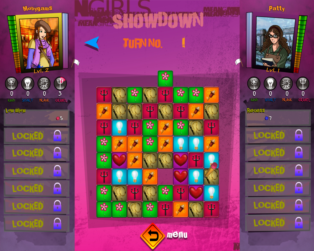 Mean Girls: High School Showdown (Windows) screenshot: Battle with Patty