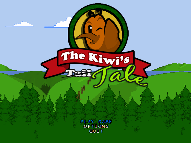 The Kiwi's Tale (Windows) screenshot: Title screen
