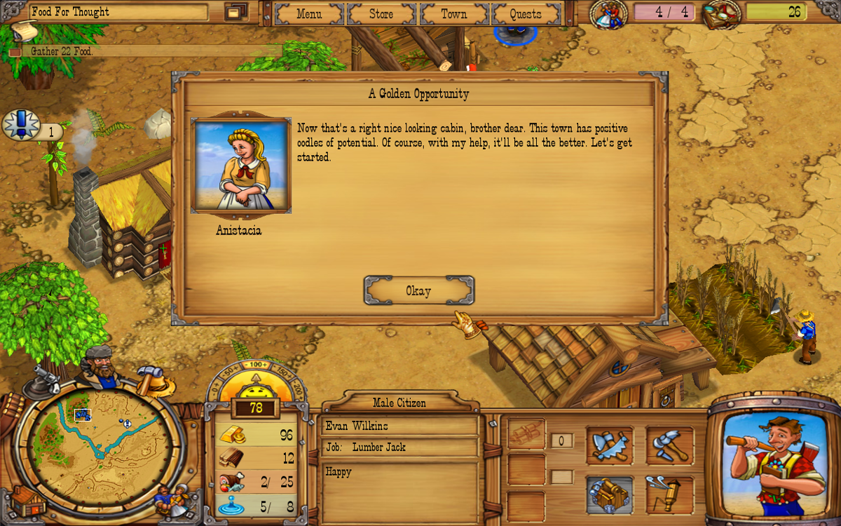 Screenshot of Westward II: Heroes of the Frontier (Windows
