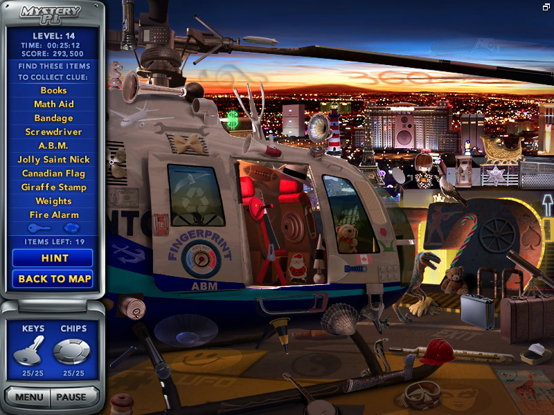 Mystery P.I.: The Vegas Heist (Windows) screenshot: Helicopter pad