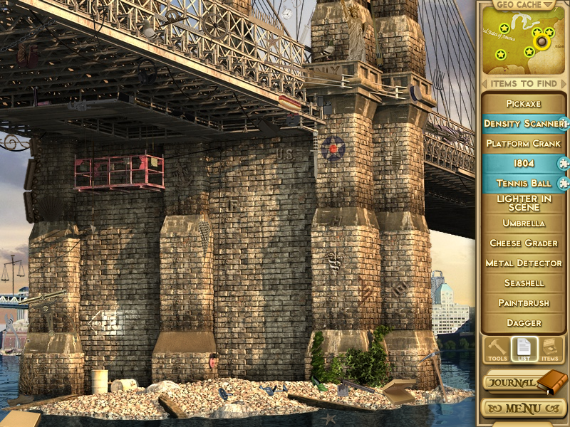 Adventure Chronicles: The Search for Lost Treasure (Windows) screenshot: Brooklyn bridge