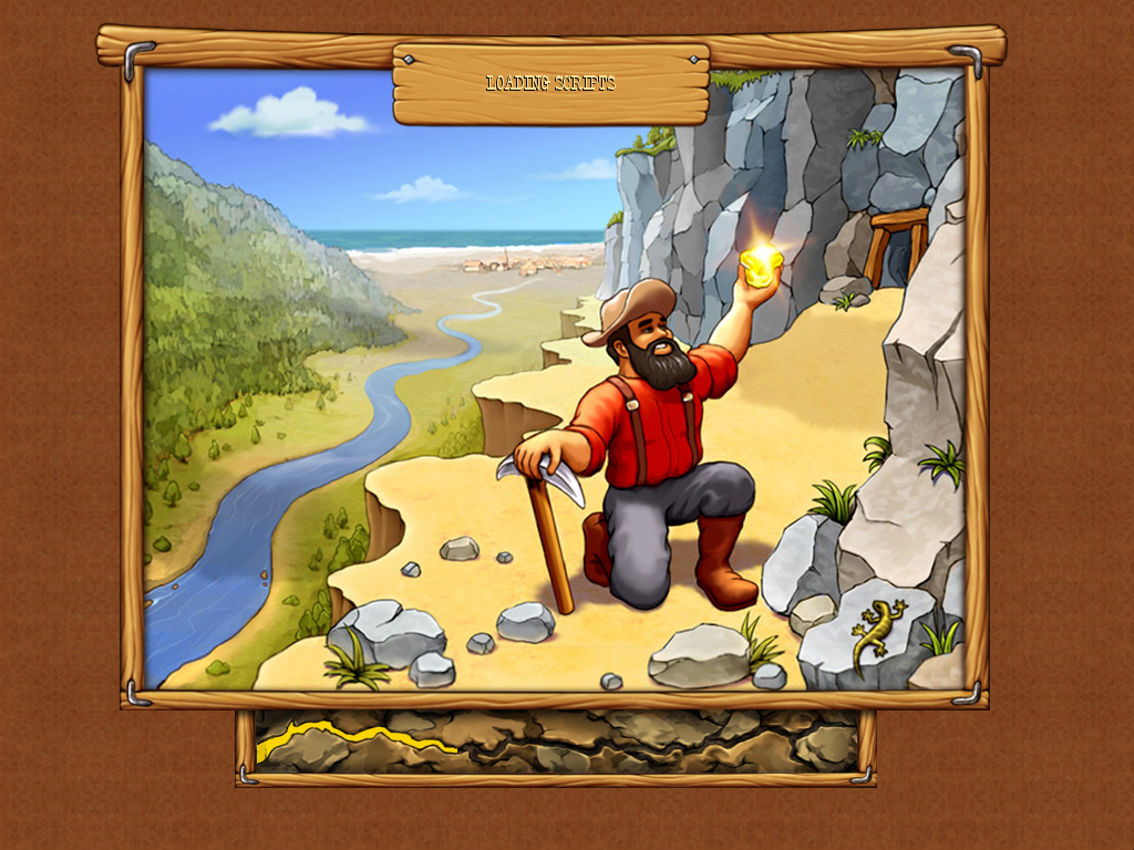 Westward III: Gold Rush (Windows) screenshot: Loading screen