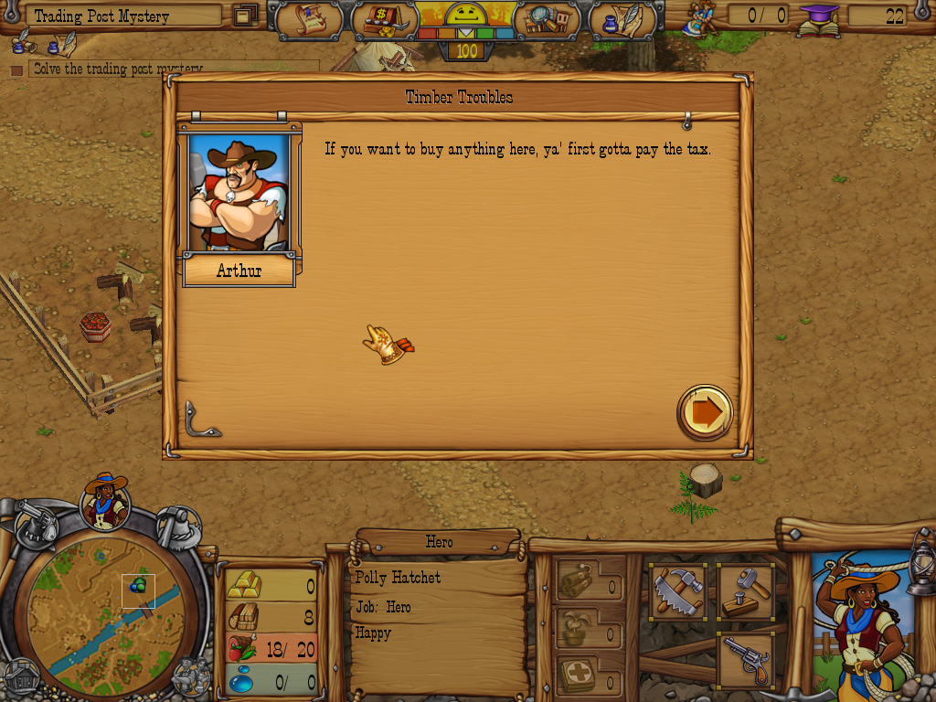 Westward III: Gold Rush (Windows) screenshot: Bandit