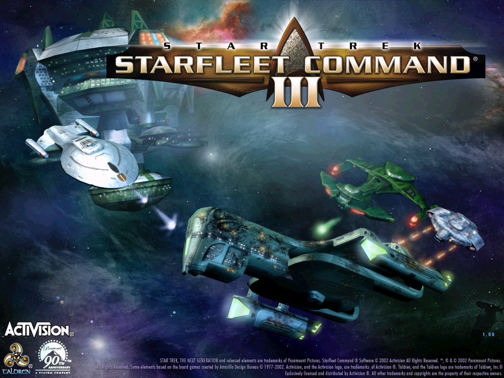 Star Trek: Starfleet Command III (Windows) screenshot: Title screen