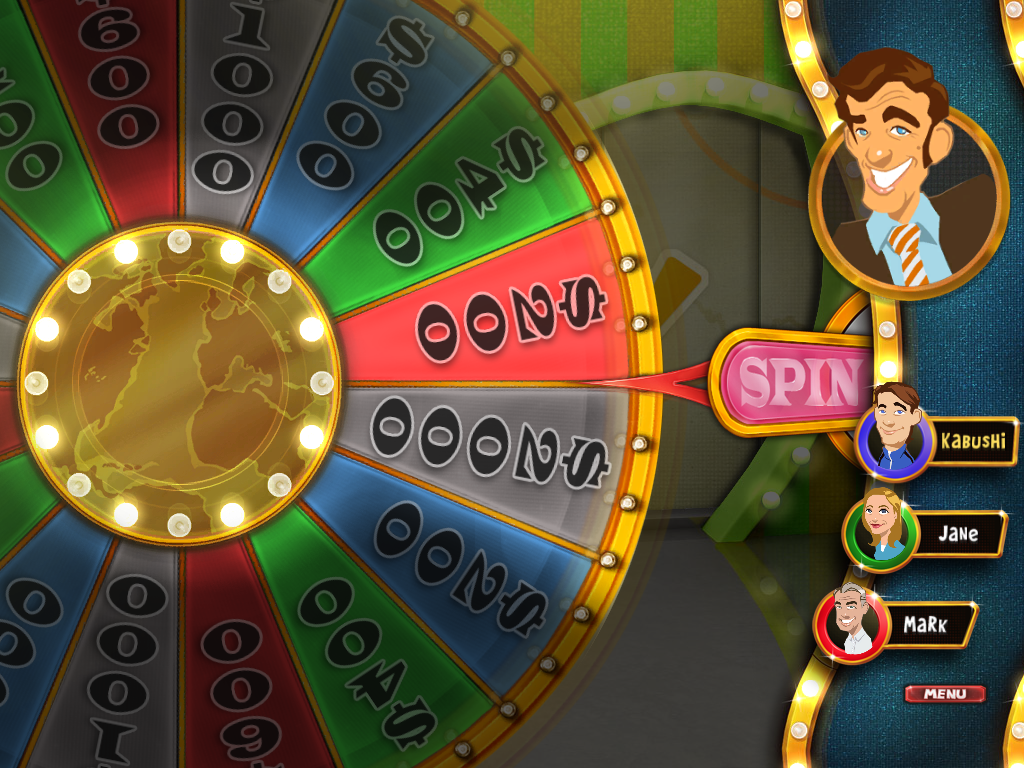 Discovery! Seek & Find Adventure (Windows) screenshot: The wheel decides how much money I'll get for every object.