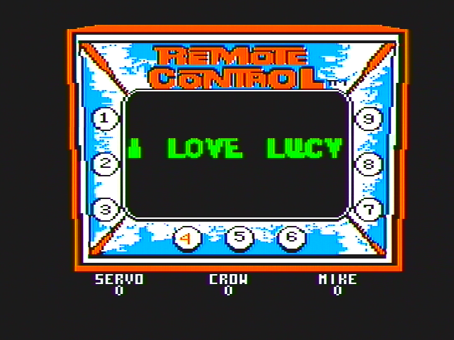 Remote Control (Apple II) screenshot: The category is "I Love Lucy"