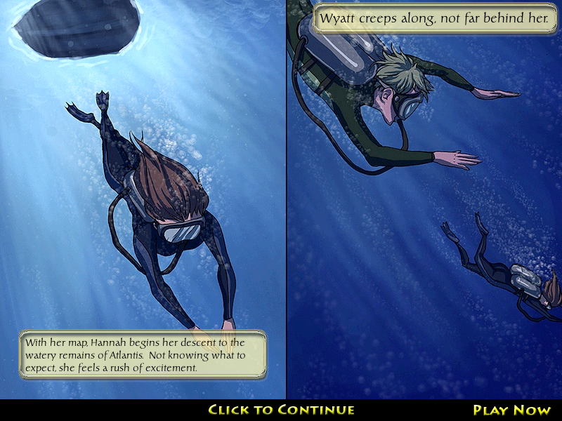 Neptune's Secret (Windows) screenshot: Searching for Atlantis.