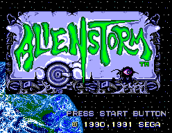 Alien Storm (SEGA Master System) screenshot: Title
