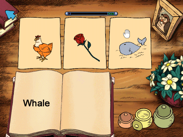 Disney's Winnie the Pooh: Kindergarten (PlayStation) screenshot: Owl's Wordshop