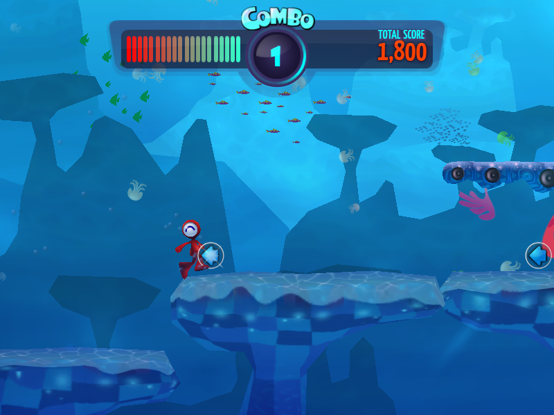 Mevo & the Grooveriders (Windows) screenshot: Underwater