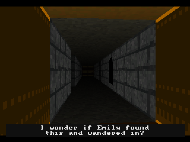 <small>Judith (Windows) screenshot:</small><br> Further down the corridor