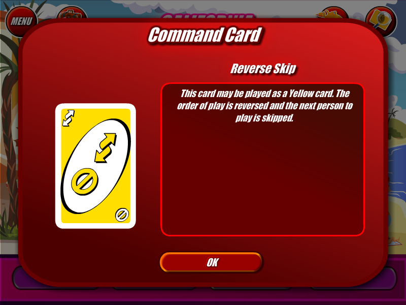 Uno Undercover (Windows) screenshot: Reverse skip