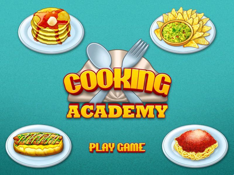 Cooking Academy (Windows) screenshot: Title screen