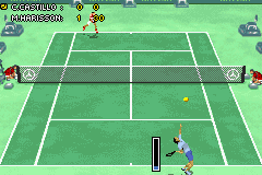 Tennis Masters Series 2003 (Game Boy Advance) screenshot: Serving