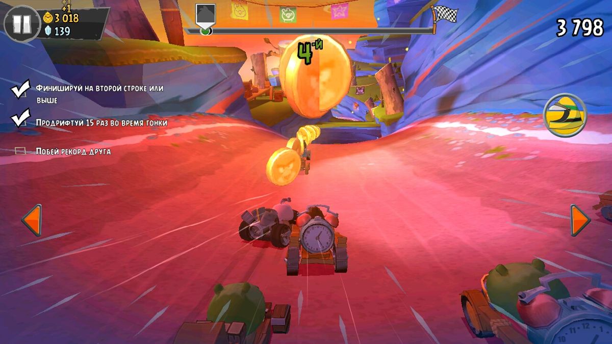 Screenshot of Angry Birds: Go! (Android, 2013) - MobyGames