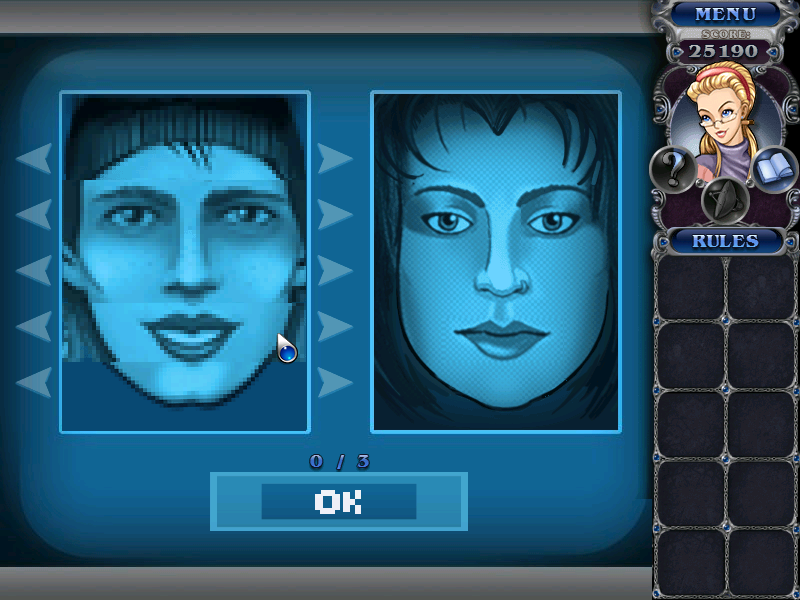 3 Days: Zoo Mystery (Windows) screenshot: Face matching puzzle