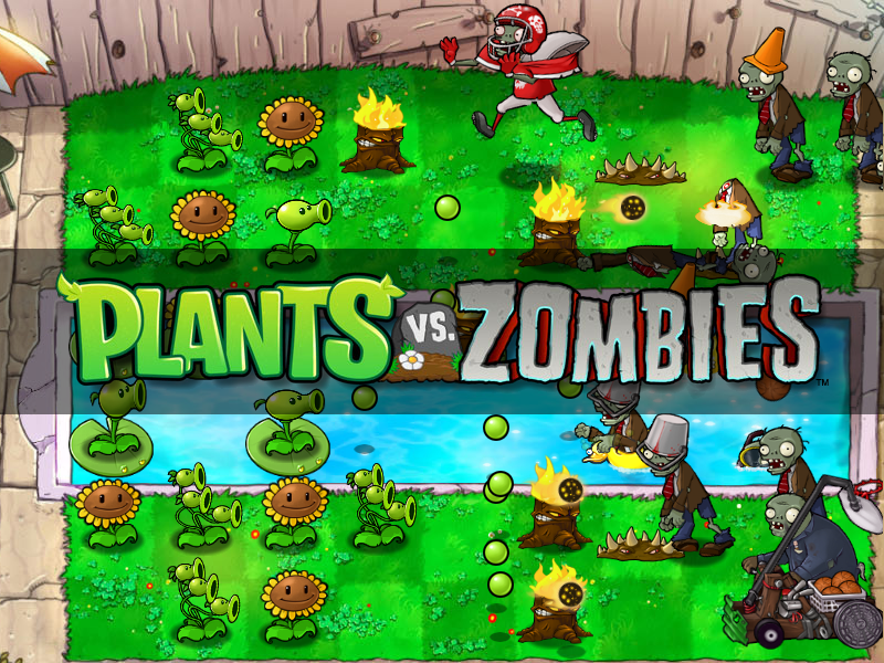 Plants vs. Zombies (Windows) screenshot: Title screen