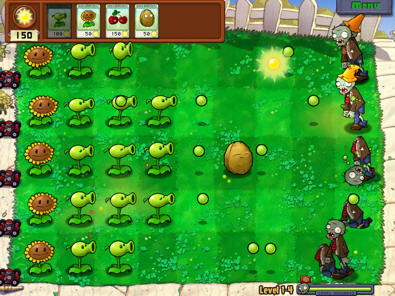 Plants vs. Zombies (Windows) screenshot: Plants vs. Zombies
